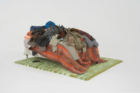 Charles LeDray, Party Bed, 2006&ndash;2007, at Peter Freeman, Inc.