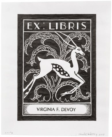 Charles LeDray Ex: Libris Virginia F. Devoy&nbsp;