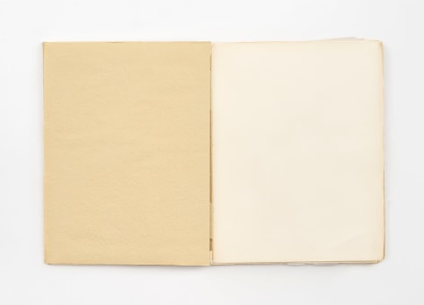 Sparrow 1965 gouache on Commo Stock, hand-bound by the artist in cloth-covered boards, with Fabriano end papers, 32 pages