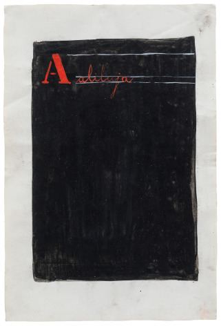 MANGELOS (1921&ndash;1987), Slovo A [Letter A] - from the series Alphabet A&ndash;W