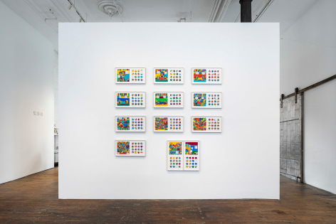 Matt Mullican: Sunday, August 9, 1908,&nbsp;installation view