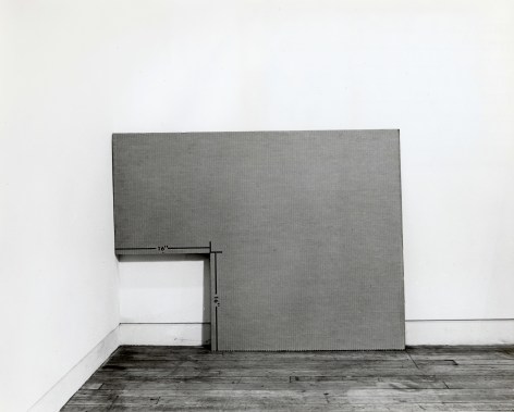 Mel Bochner, Measurement: -256&quot; Square, 1969, at Peter Freeman, Inc., New York