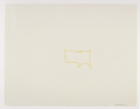 Robert&nbsp;Rauschenberg 1971-1972 crayon on handmade Japanese paper