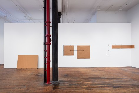 Mel Bochner: 48&quot;&nbsp;Standards, installation view at Peter Freeman, Inc., New York