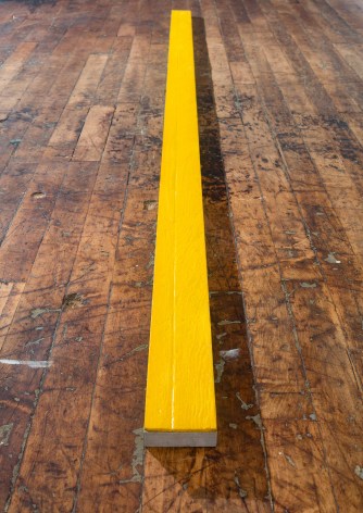 Alex Hay Untitled (Yellow plank)