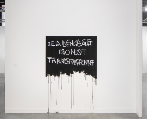 Mel Bochner, Language Is Not Transparent (English/Spanish), 1970/2019