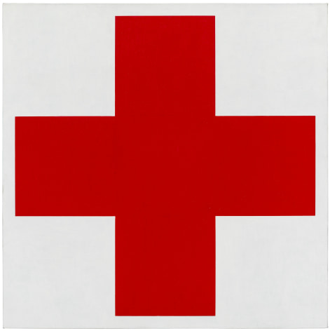 ROBERT MOSKOWITZ (1935&ndash;2024), Red Cross (Red on White)