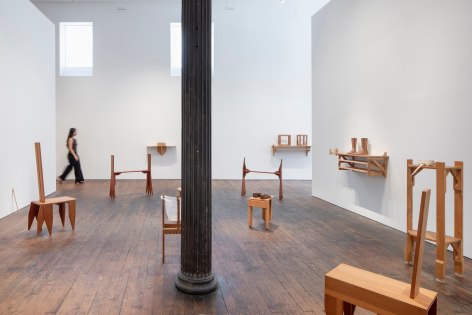 Alex Hay: WOOD Furniture / Objects, installation view