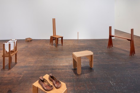 Alex Hay: WOOD Furniture / Objects, installation view