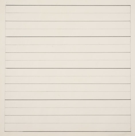 Agnes Martin, Untitled, no date (believed to be ca. 1970s)
