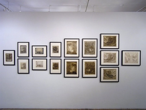 The Hand-drawn Negative: Clich&eacute;s-Verre by Corot, Daubigny, Delacroix, Millet and Rousseau (1854 - 1862)&nbsp;&ndash; installation view 2