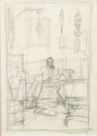 Alberto Giacometti Portrait de Pierre Loeb