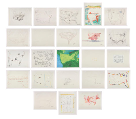 Hisachika Takahashi, From Memory Draw a Map of the United States