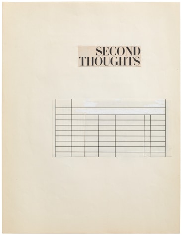 Second Thoughts no date