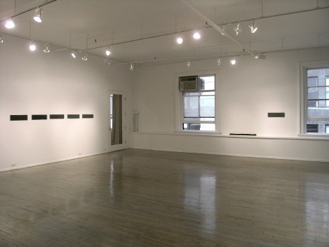 Helen Mirra: Hewn third &ndash; installation view 1