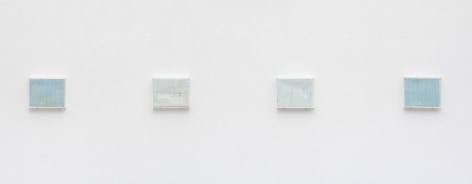 Elisabetta Benassi, Mouchoir (Hot Seas), 2023, four escape maps printed on silk in artist's frames, each framed: 5 x 8 1/8 x 3/4 inches (12.7 x 20.6 x 1.9 cm) PF7540