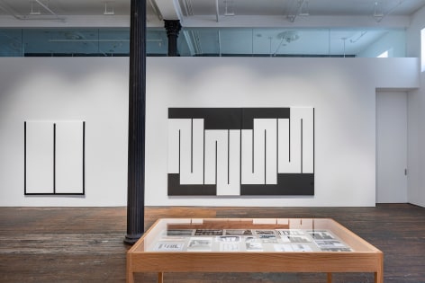 Julije Knifer: Works from 1950 to 2004, installation view