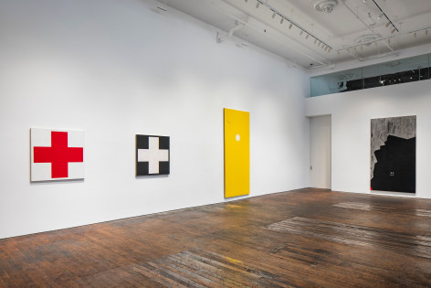 Paintings and Drawings from Four Decades, installation view