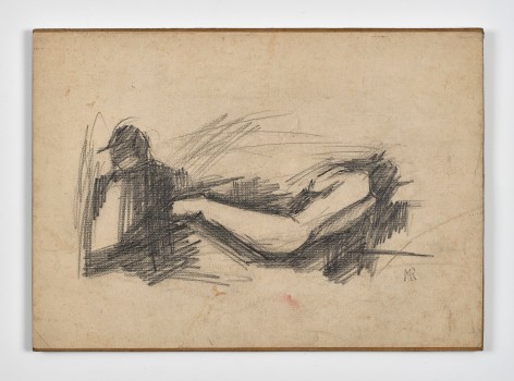 Nude with Male Figure from Behind, no date