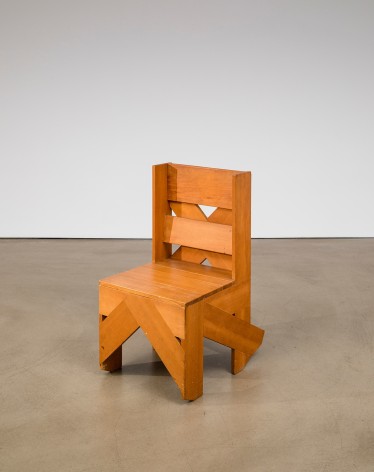 Alex Hay, Lean Back Chair, ca. 1975 at Peter Freeman, Inc.