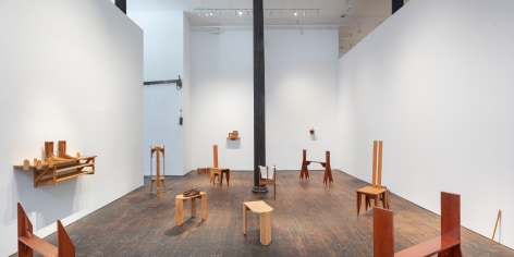 Alex Hay: WOOD Furniture / Objects, installation view