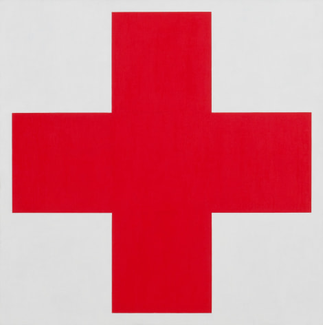 Red Cross (Red on White), 1986