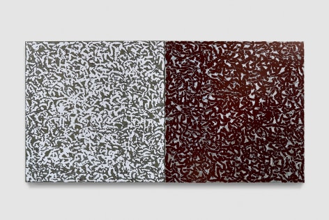 Jan Dibbets, 2 Points, Diptych A, 2024, at Peter Freeman, Inc., Paris