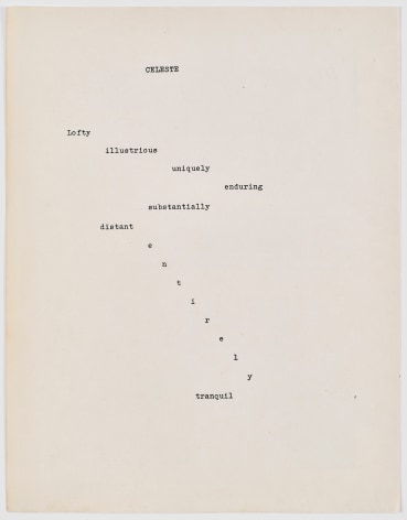 N.H. Pritchard, Celeste at Peter Freeman, Inc.