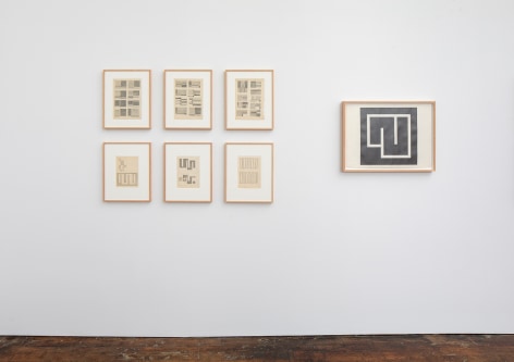 Julije Knifer: Works from 1950 to 2004, installation view