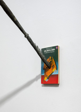 Elisabetta Benassi, The Wind from Nowhere, 2023, book, bronze, 38 3/8 x 4 3/8 x 47 1/4 inches (97.5 x 11.1 x 120 cm), unique, PF7315
