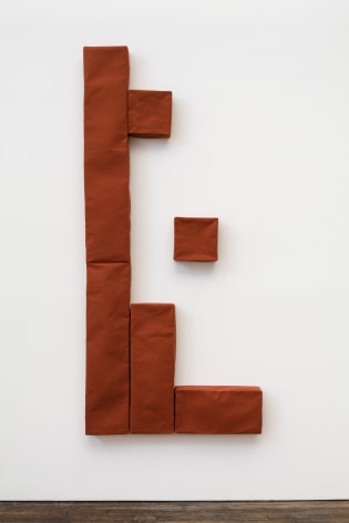 Franz Erhard Walther, Improvisierte Umwandlung [Improvised Transformation], 1988&ndash;1990, at Peter Freeman, Inc.