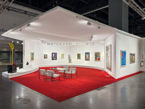 Installation view of Art Basel Miami Beach 2024, booth J5. Photography by Studio MDA. &copy;Helly Nahmad Gallery NY.