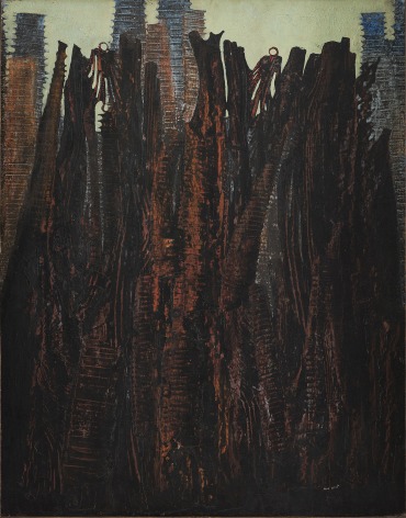 Max Ernst, Le Cimeti&egrave;re des Oiseaux, 1927, Oil on canvas