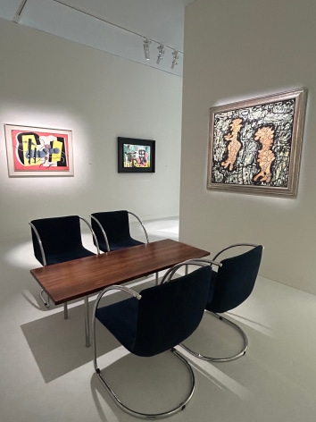 Installation view of Art Basel 2025, booth G5. Photography by Studio MDA. &copy;Helly Nahmad Gallery NY.