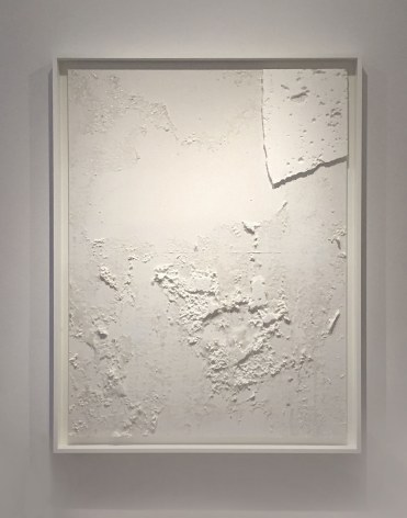 Rudolf Stingel, Untitled (cinque),&nbsp;2003, Styrofoam and silicon on canvas
