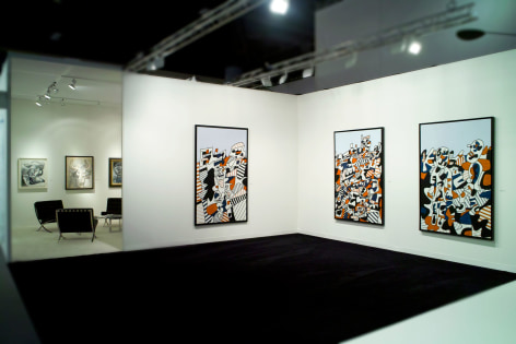 Installation view of Art Basel | Miami Beach 2014, booth B1. Photography by Karen Fuchs.  &copy;Helly Nahmad Gallery NY.