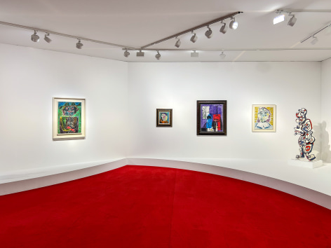 Installation view of Art Basel Miami Beach 2024, booth J5. Photography by Studio MDA. &copy;Helly Nahmad Gallery NY.