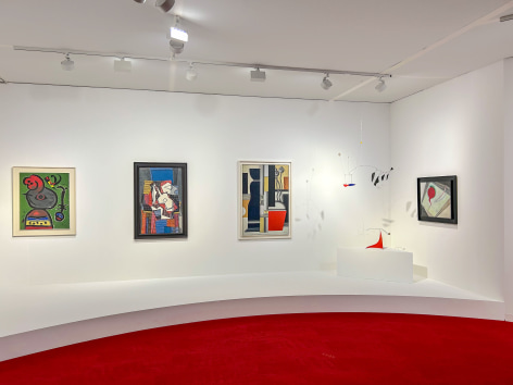 Installation view of Art Basel Miami Beach 2024, booth J5. Photography by Studio MDA. &copy;Helly Nahmad Gallery NY.