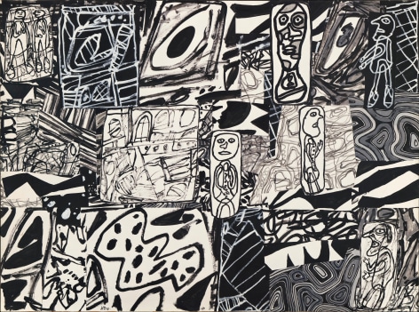 A joyous cacophony of figures, shapes and spaces, Panorama (1978) is a striking example of Jean Dubuffet&rsquo;s Th&eacute;&acirc;tres de m&eacute;moire (&lsquo;Theatres of memory&rsquo;), the reflective series created in the triumphant final decade of the artist&rsquo;s life.