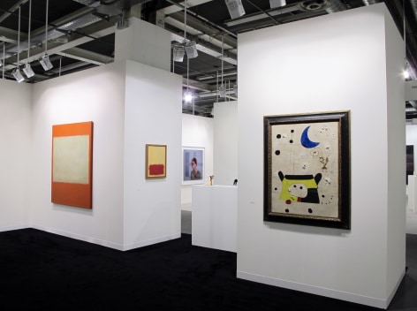 Installation view of Art Basel | Basel 2013, booth H5.  &copy; 2018 Calder Foundation, New York / Artist Right Society (ARS), New York. &copy;Helly Nahmad Gallery NY.