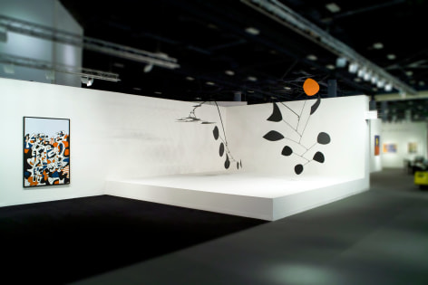 Installation view of Art Basel | Miami Beach 2014, booth B1. Photography by Karen Fuchs.  &copy; 2018 Calder Foundation, New York / Artist Right Society (ARS), New York. &copy;Helly Nahmad Gallery NY.
