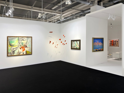Installation view, Helly Nahmad Gallery, booth G5, Art Basel, Basel&nbsp;