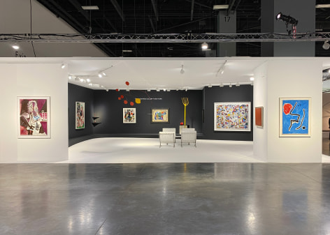 Installation view of Art Basel Miami Beach 2022,&nbsp;booth D4. Photography by&nbsp;Studio MDA.&nbsp;&copy;Helly Nahmad Gallery NY.