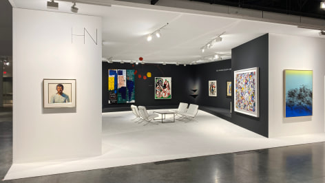 Installation view of Art Basel Miami Beach 2022,&nbsp;booth D4. Photography by&nbsp;Studio MDA.&nbsp;&copy;Helly Nahmad Gallery NY.