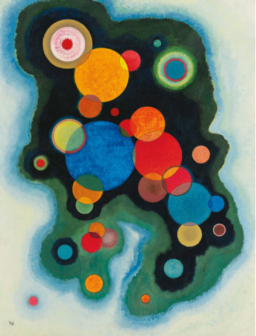 Wassily&nbsp;Kandinsky,&nbsp;VERTIEFTE REGUNG (DEEPENED IMPULSE), 1928, Oil on canvas