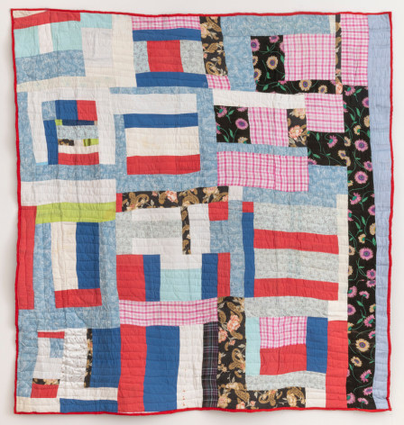 Mary Lee Bendolph (b. 1935), Blocks and strips quilt, 2001