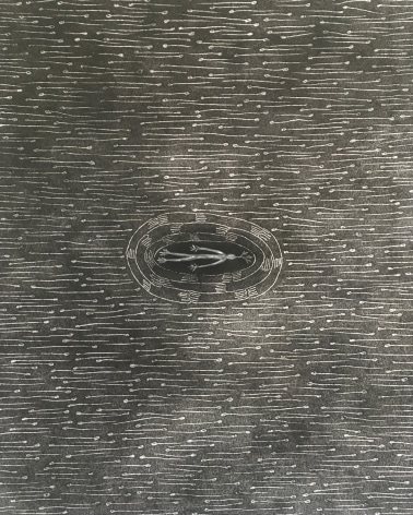 Untitled, 2020 Charcoal, graphite, oil pastel, artist finger oils on drawing paper