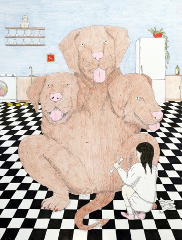 Allie Gattor The twelve labours of Hercules - Twelfth: Cerberus, 2021