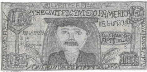 Pearl Blauvelt (1893 - 1987), Untitled (One Hundred Fifty Dollars), n.d.