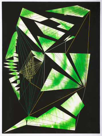 Untitled, 1984, Watercolor, ink and Letraset on paper